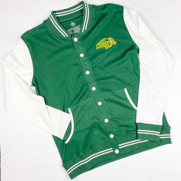 Varsity Sweatshirt Jacket By Creative Knitwear NDSU Bookstore